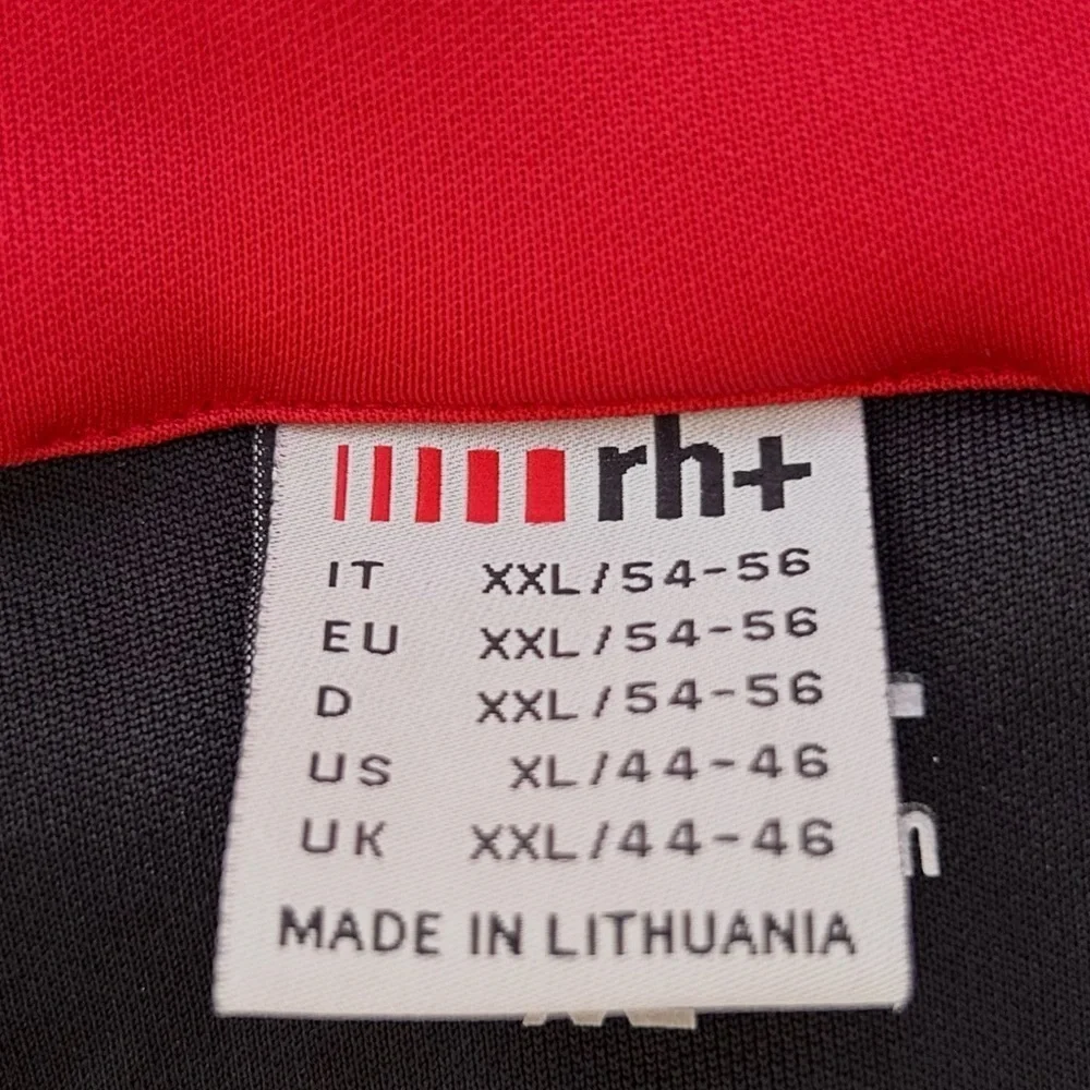 Zerorh rh+ Infinity SLIMFIT Bike Jersey Black Red Size US XL* Cycling NEW